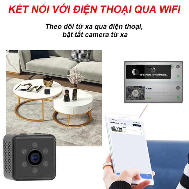 camera siêu nhỏ không dây wifi