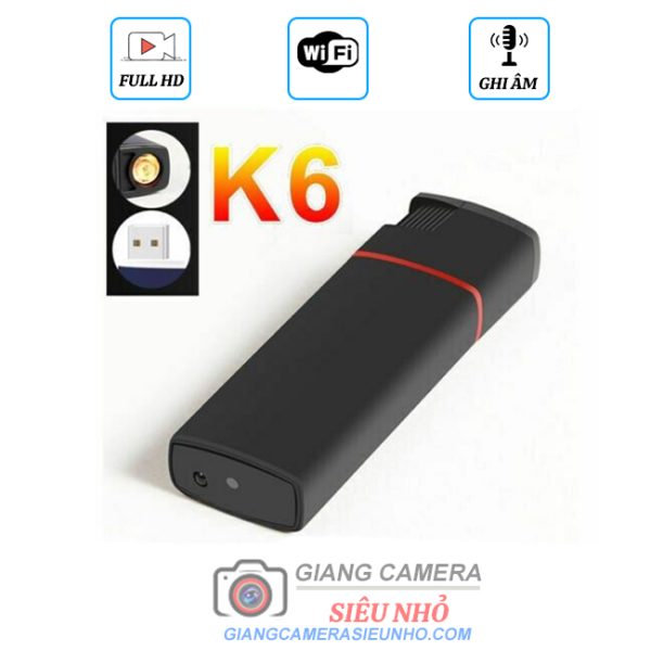 Camera ngụy trang bật lửa K6